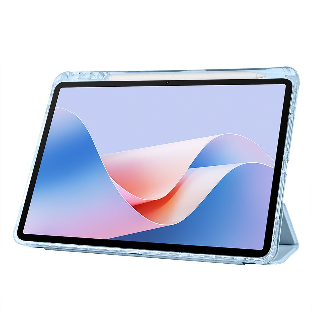 Huawei Matepad 11.5 2025 Kılıf Zore Tri Folding Kalem Bölmeli Standlı Kılıf Lacivert