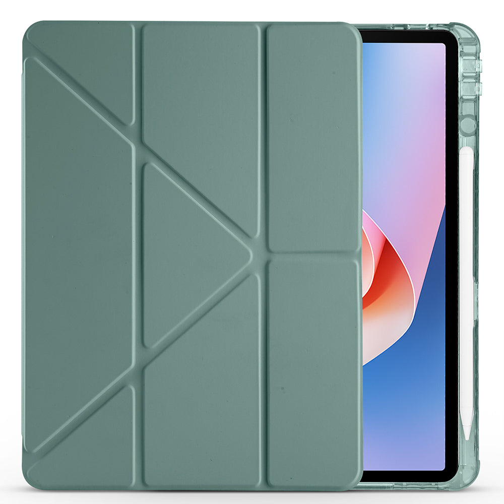 Huawei Matepad 11.5 2025 Kılıf Zore Tri Folding Kalem Bölmeli Standlı Kılıf Siyah