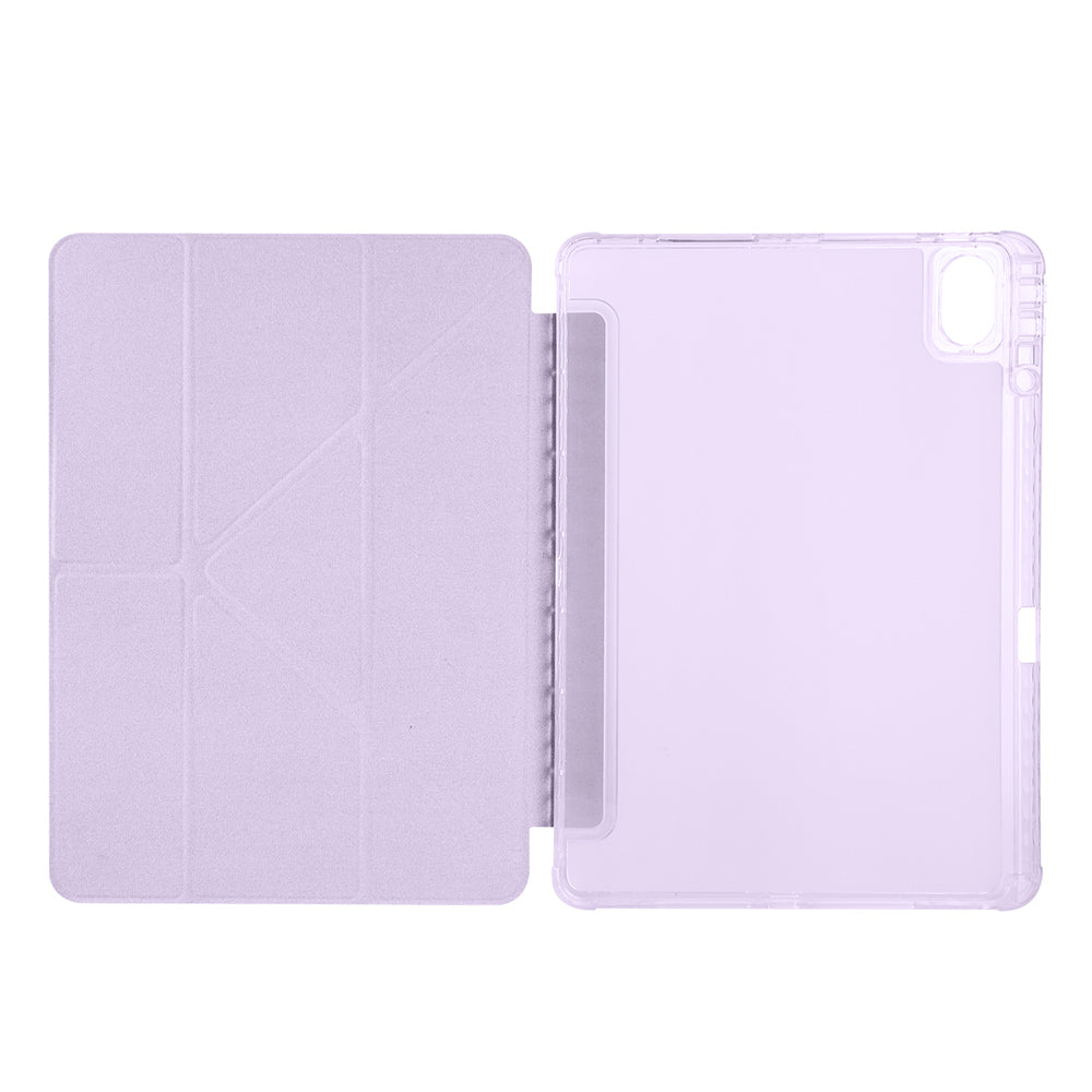 Huawei Matepad 11.5 2025 Kılıf Zore Tri Folding Kalem Bölmeli Standlı Kılıf Lacivert