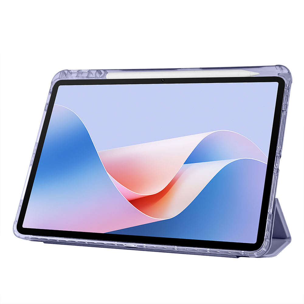 Huawei Matepad 11.5 2025 Kılıf Zore Tri Folding Kalem Bölmeli Standlı Kılıf Siyah