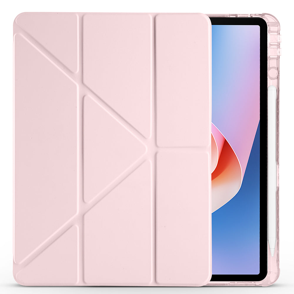 Huawei Matepad 11.5 2025 Kılıf Zore Tri Folding Kalem Bölmeli Standlı Kılıf Mor