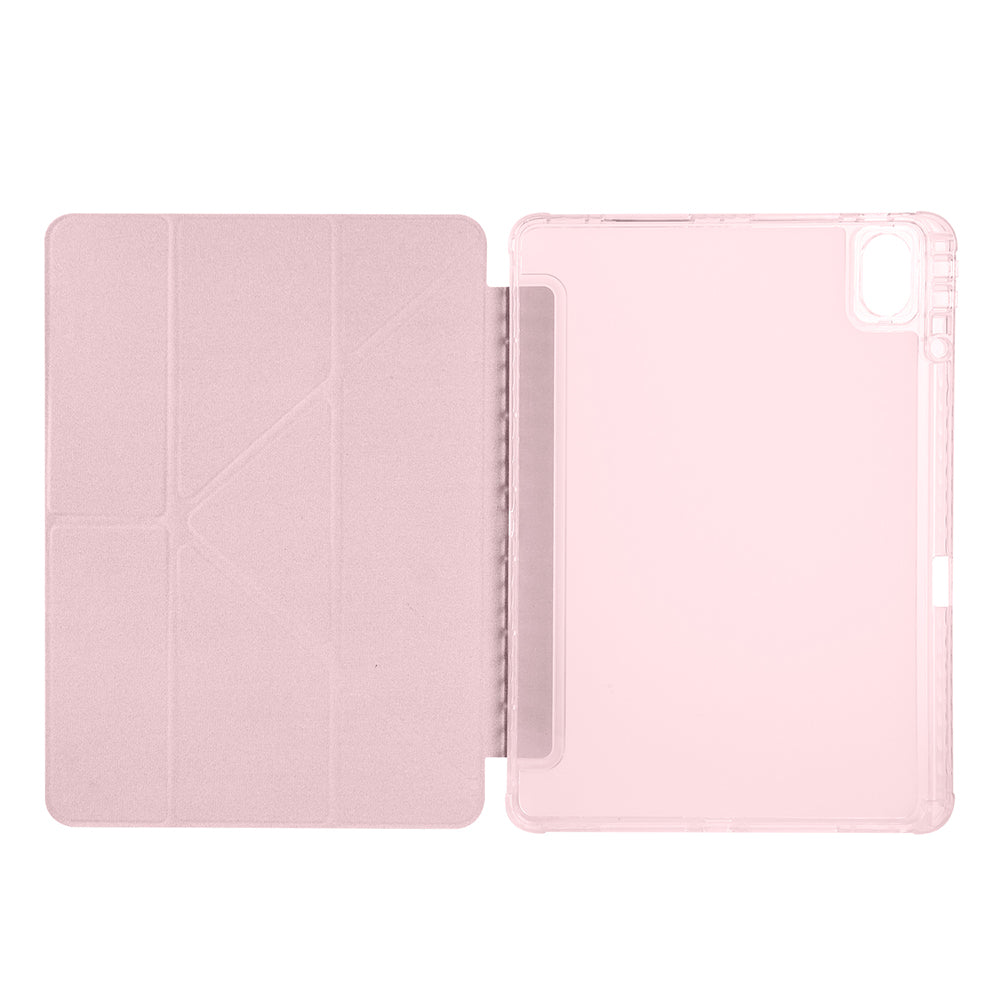 Huawei Matepad 11.5 2025 Kılıf Zore Tri Folding Kalem Bölmeli Standlı Kılıf Siyah