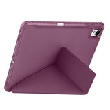 Huawei Matepad 11.5 2025 Kılıf Zore Tri Folding Kalem Bölmeli Standlı Kılıf Koyu Mor