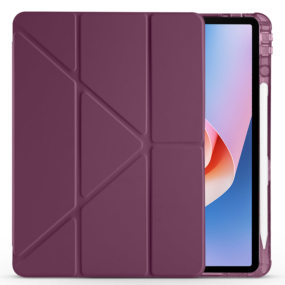 Huawei Matepad 11.5 2025 Kılıf Zore Tri Folding Kalem Bölmeli Standlı Kılıf Koyu Yeşil