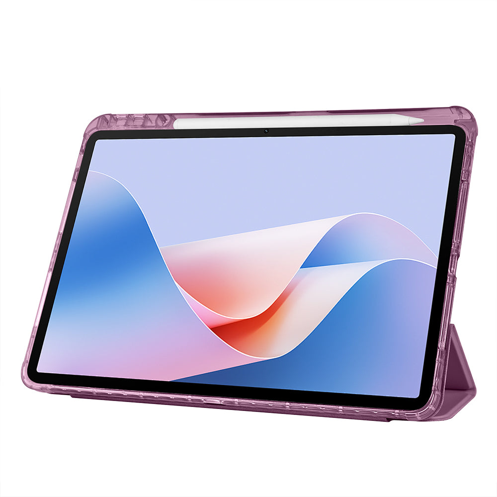 Huawei Matepad 11.5 2025 Kılıf Zore Tri Folding Kalem Bölmeli Standlı Kılıf Mavi