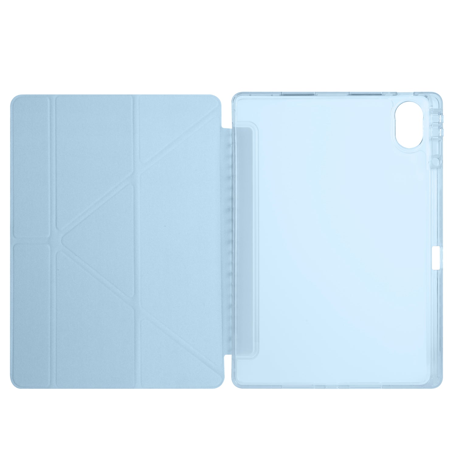 Huawei Matepad 12X Kılıf Zore Tri Folding Kalem Bölmeli Standlı Kılıf Siyah