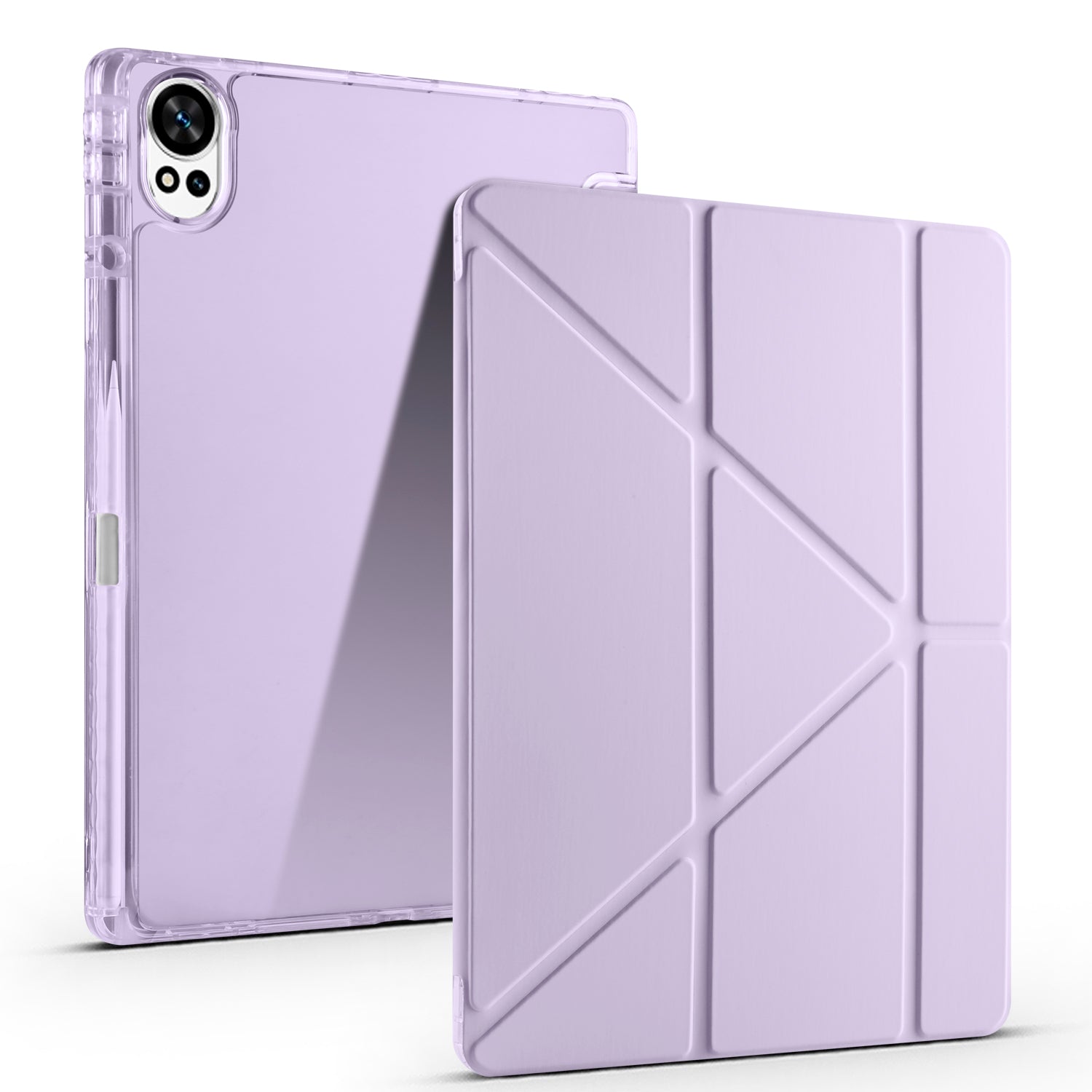 Huawei Matepad 12X Kılıf Zore Tri Folding Kalem Bölmeli Standlı Kılıf Koyu Yeşil