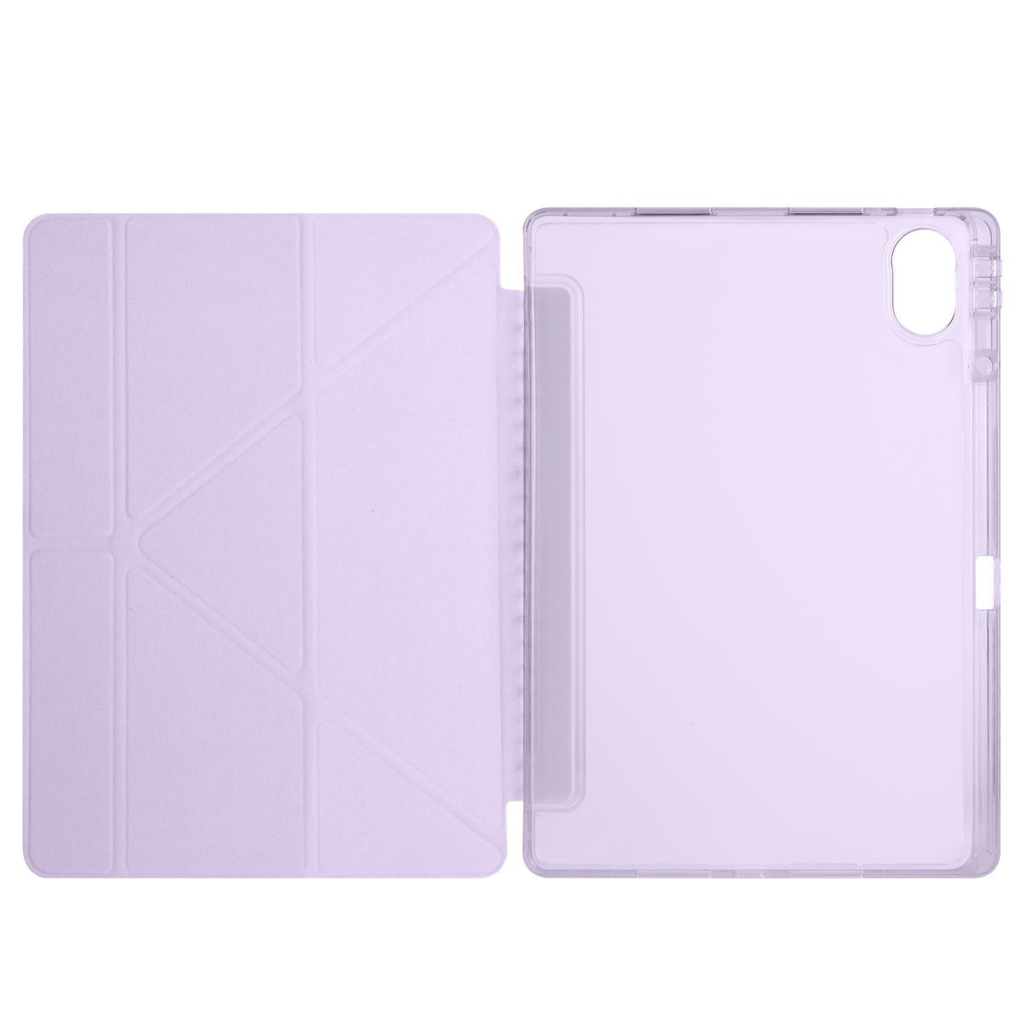 Huawei Matepad 12X Kılıf Zore Tri Folding Kalem Bölmeli Standlı Kılıf Siyah