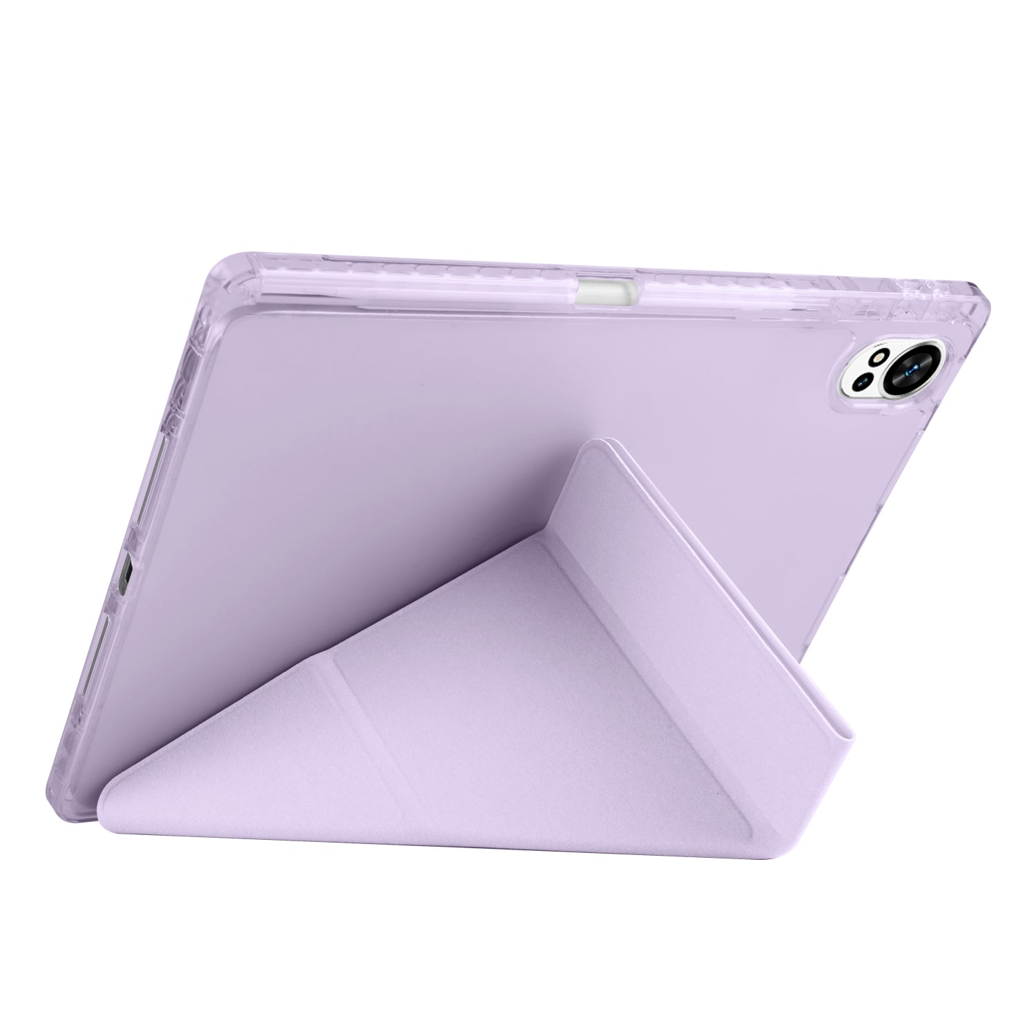 Huawei Matepad 12X Kılıf Zore Tri Folding Kalem Bölmeli Standlı Kılıf Koyu Yeşil