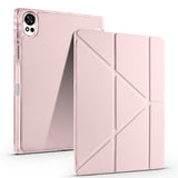 Huawei Matepad 12X Kılıf Zore Tri Folding Kalem Bölmeli Standlı Kılıf Siyah