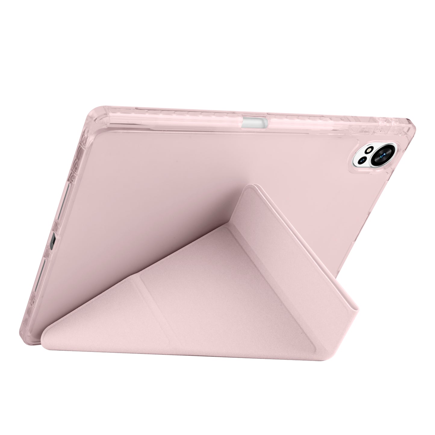Huawei Matepad 12X Kılıf Zore Tri Folding Kalem Bölmeli Standlı Kılıf Siyah