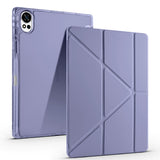 Huawei Matepad 12X Kılıf Zore Tri Folding Kalem Bölmeli Standlı Kılıf Koyu Yeşil