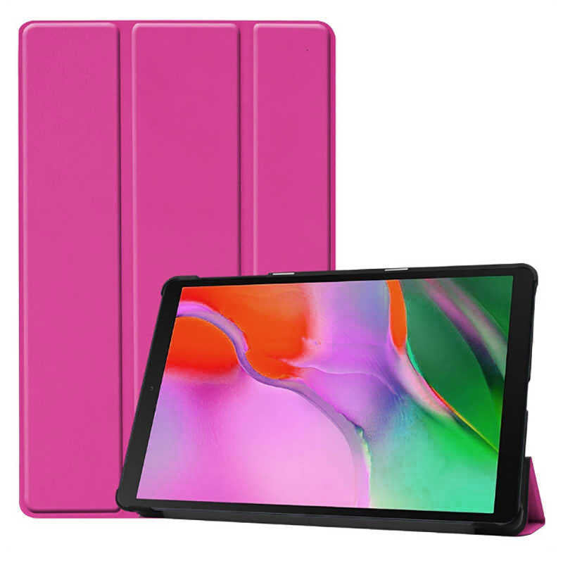 Huawei MatePad Pro 10.8 Zore Smart Cover Standlı 1-1 Kılıf Pembe
