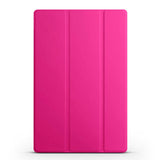Huawei MatePad SE 10.4 Zore Smart Cover Standlı 1-1 Kılıf Pembe Koyu