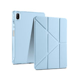 Huawei Matepad SE 11 Kılıf Zore Tri Folding Kalem Bölmeli Standlı Kılıf Mor