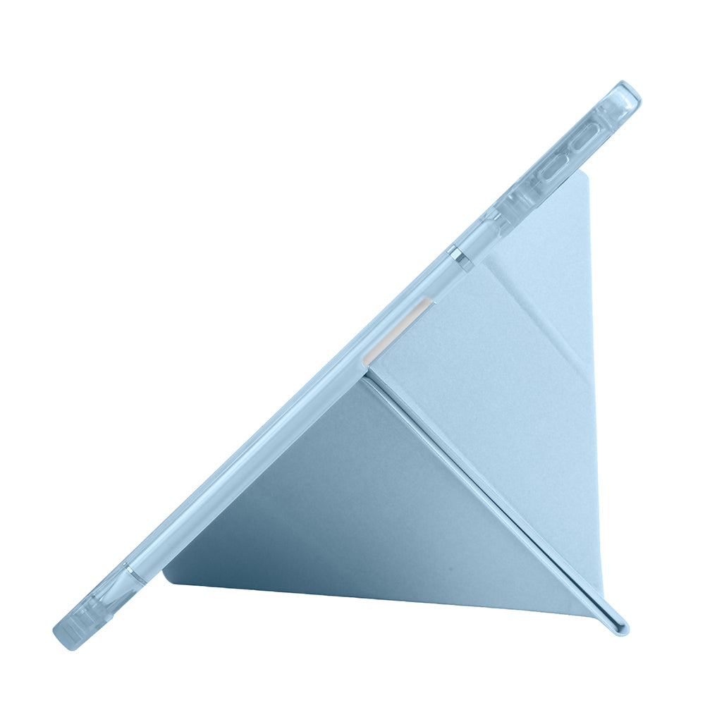 Huawei Matepad SE 11 Kılıf Zore Tri Folding Kalem Bölmeli Standlı Kılıf Mor