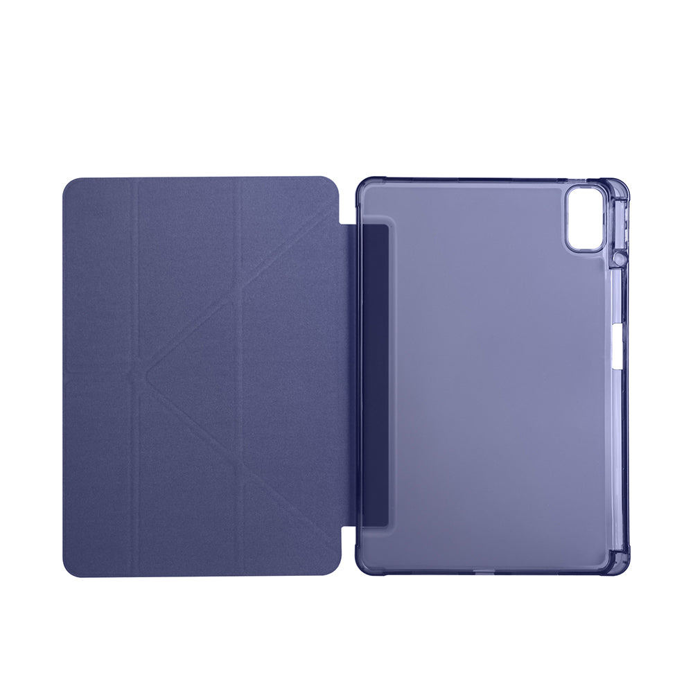 Huawei Matepad SE 11 Kılıf Zore Tri Folding Kalem Bölmeli Standlı Kılıf Siyah