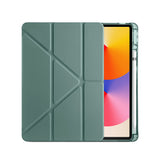 Huawei Matepad SE 11 Kılıf Zore Tri Folding Kalem Bölmeli Standlı Kılıf Lacivert