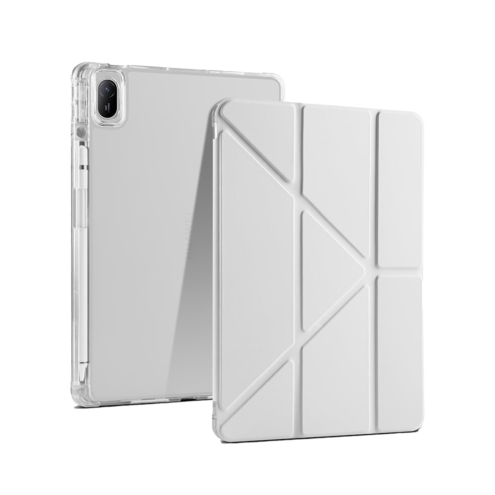 Huawei Matepad SE 11 Kılıf Zore Tri Folding Kalem Bölmeli Standlı Kılıf Mor