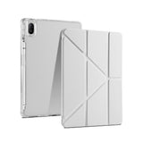Huawei Matepad SE 11 Kılıf Zore Tri Folding Kalem Bölmeli Standlı Kılıf Mor