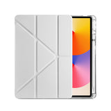 Huawei Matepad SE 11 Kılıf Zore Tri Folding Kalem Bölmeli Standlı Kılıf Mavi