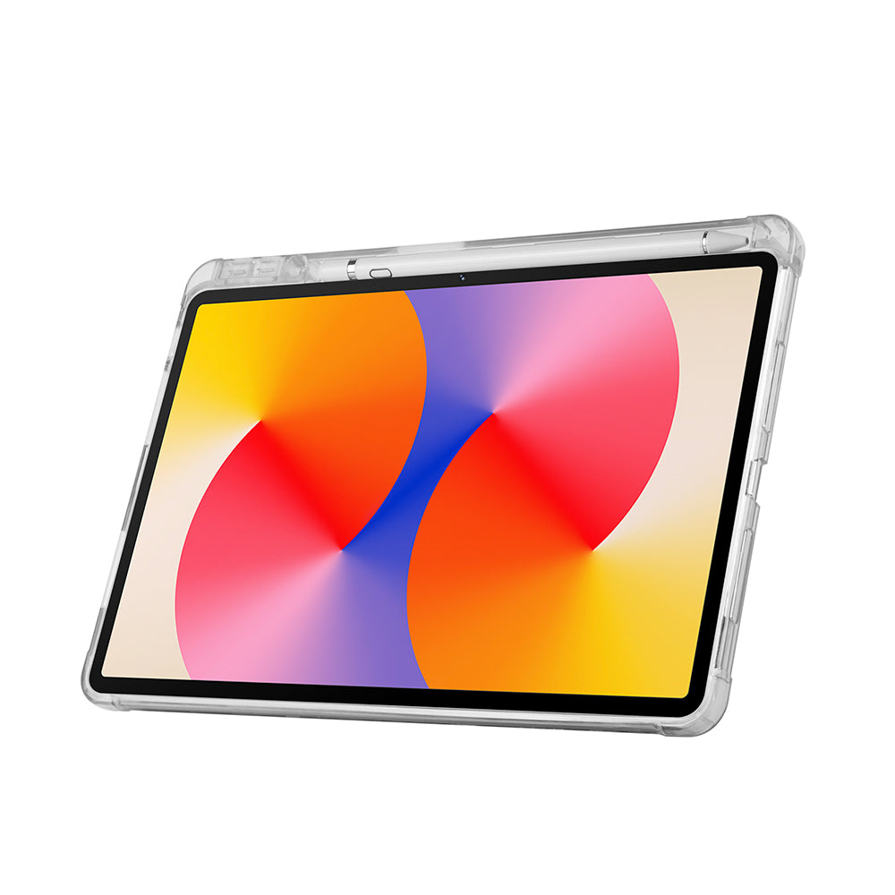 Huawei Matepad SE 11 Kılıf Zore Tri Folding Kalem Bölmeli Standlı Kılıf Lacivert