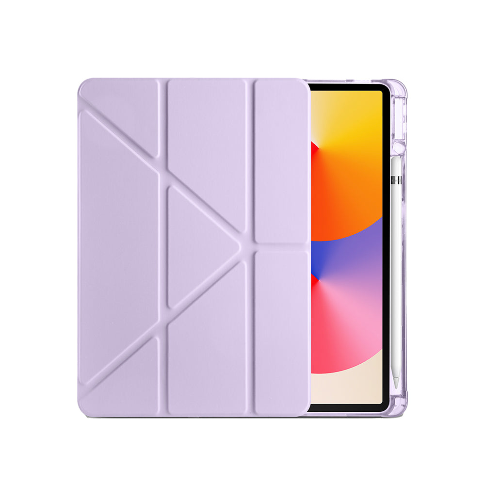 Huawei Matepad SE 11 Kılıf Zore Tri Folding Kalem Bölmeli Standlı Kılıf Mavi