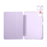 Huawei Matepad SE 11 Kılıf Zore Tri Folding Kalem Bölmeli Standlı Kılıf Mor