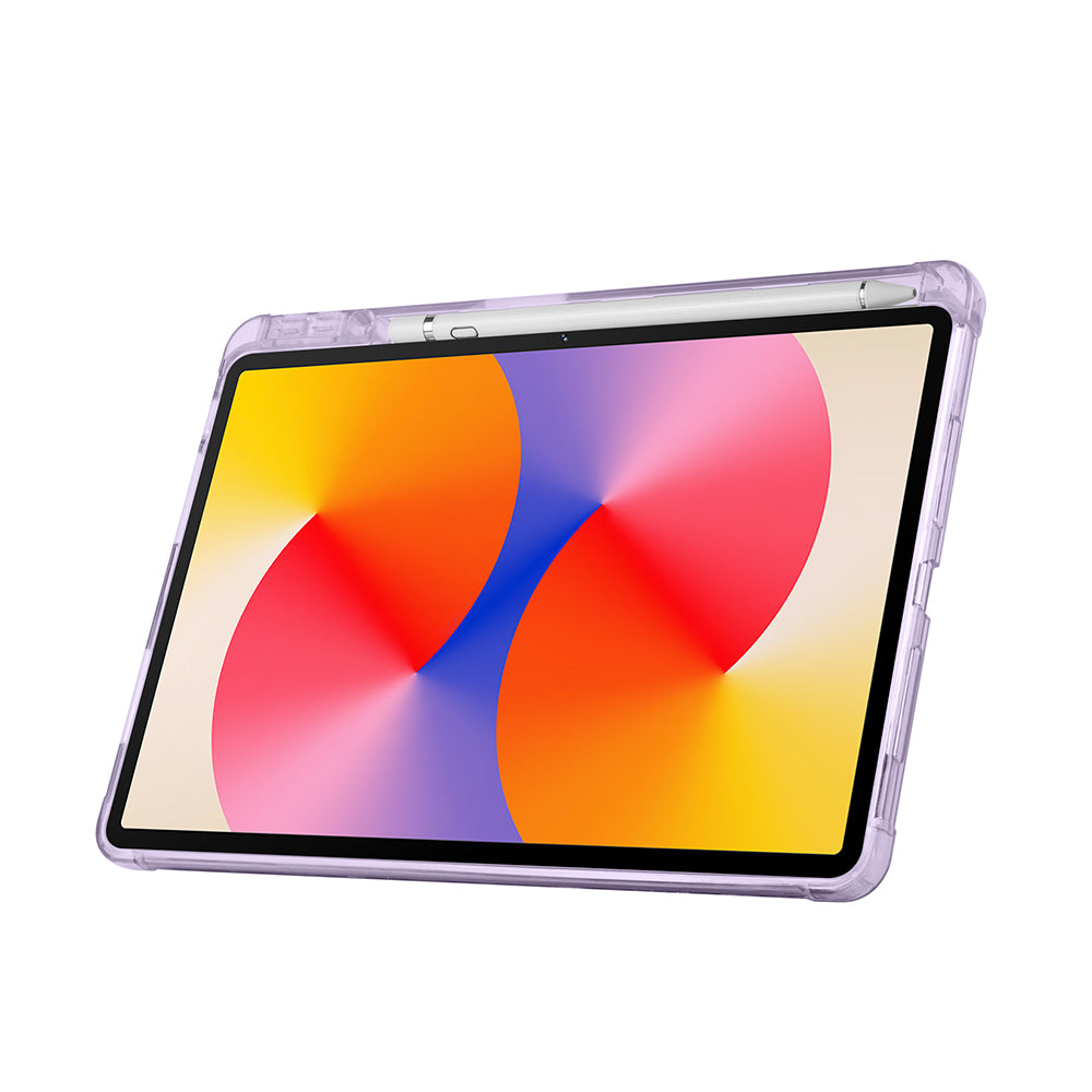 Huawei Matepad SE 11 Kılıf Zore Tri Folding Kalem Bölmeli Standlı Kılıf Lila