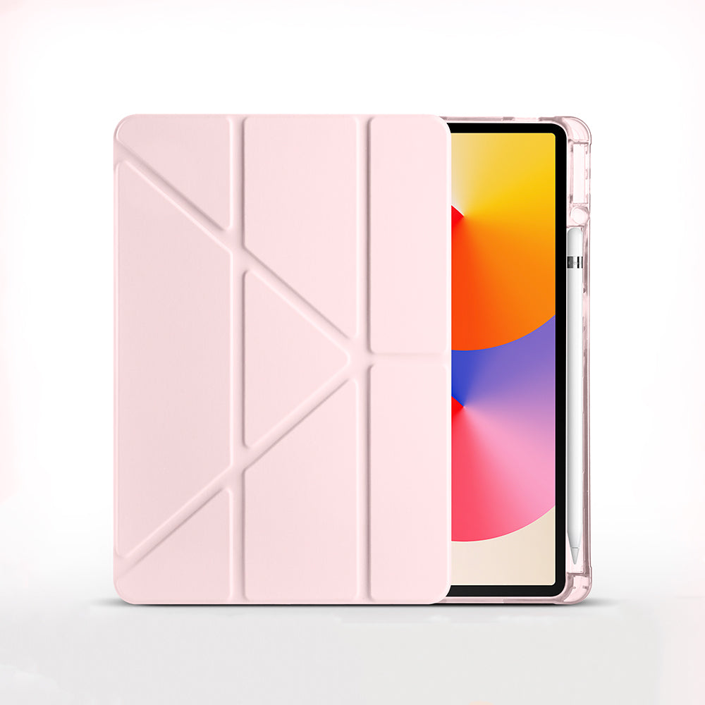 Huawei Matepad SE 11 Kılıf Zore Tri Folding Kalem Bölmeli Standlı Kılıf Mor