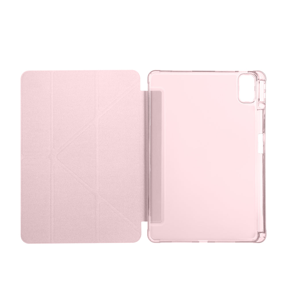 Huawei Matepad SE 11 Kılıf Zore Tri Folding Kalem Bölmeli Standlı Kılıf Mor