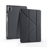 Huawei Matepad SE 11 Kılıf Zore Tri Folding Kalem Bölmeli Standlı Kılıf Siyah
