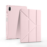 Huawei Matepad SE 11 Kılıf Zore Tri Folding Kalem Bölmeli Standlı Kılıf Lacivert
