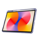 Huawei Matepad SE 11 Kılıf Zore Tri Folding Kalem Bölmeli Standlı Kılıf Mavi
