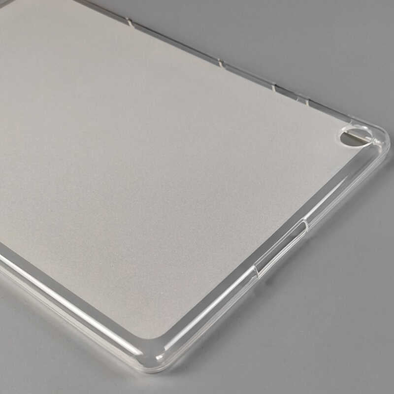 Huawei MatePad T10 Kılıf Zore Tablet Süper Silikon Kapak Renksiz