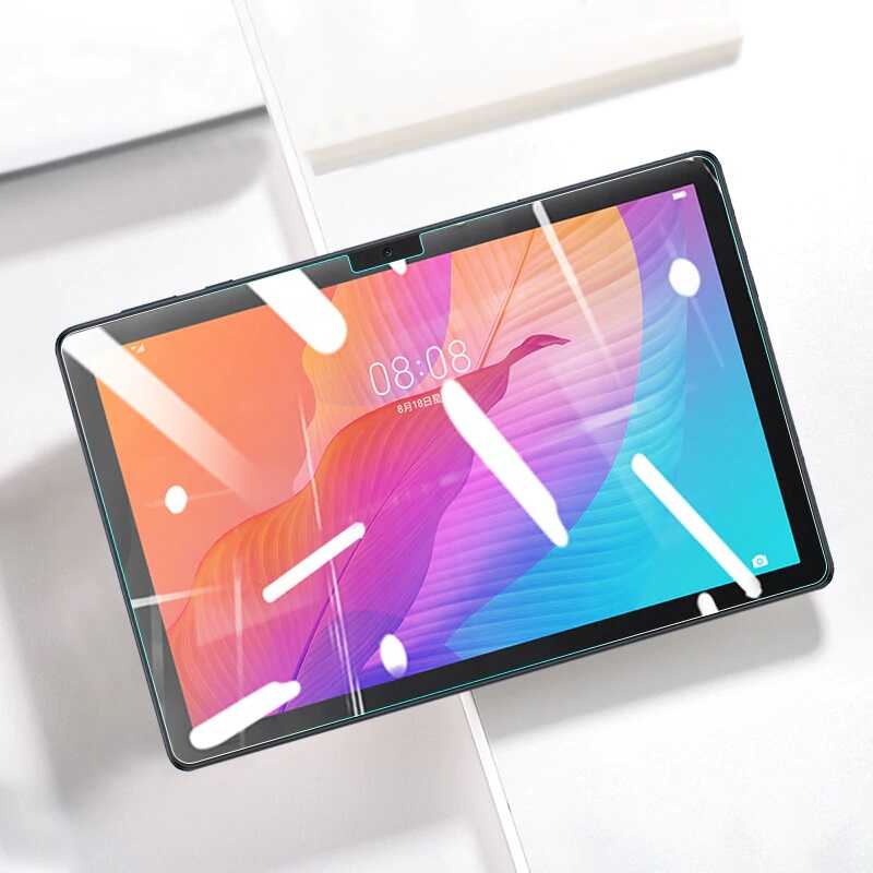 Huawei MatePad T10 Zore Tablet Temperli Cam Ekran Koruyucu Renksiz
