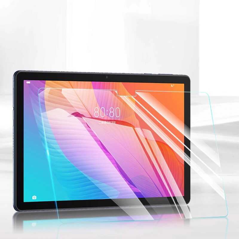 Huawei MatePad T10 Zore Tablet Temperli Cam Ekran Koruyucu Renksiz
