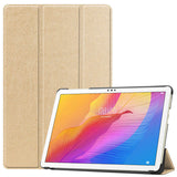 Huawei MatePad T10S Zore Smart Cover Standlı 1-1 Kılıf Gold