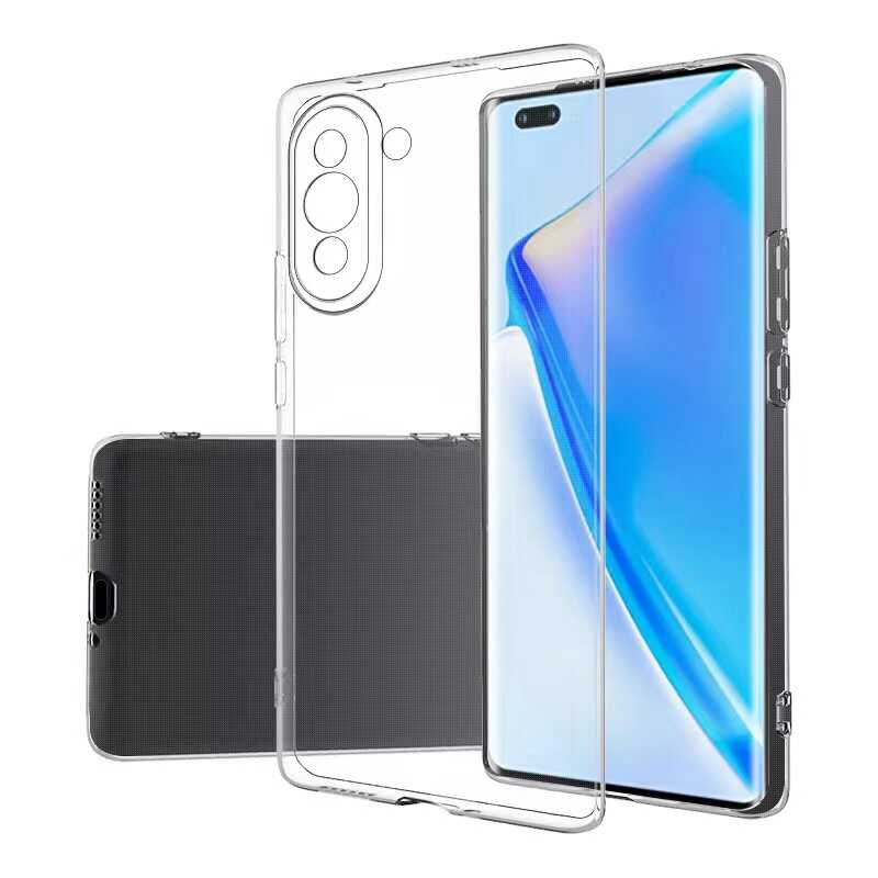 Huawei Nova 10 Pro Kılıf Zore Süper Silikon Kapak Renksiz