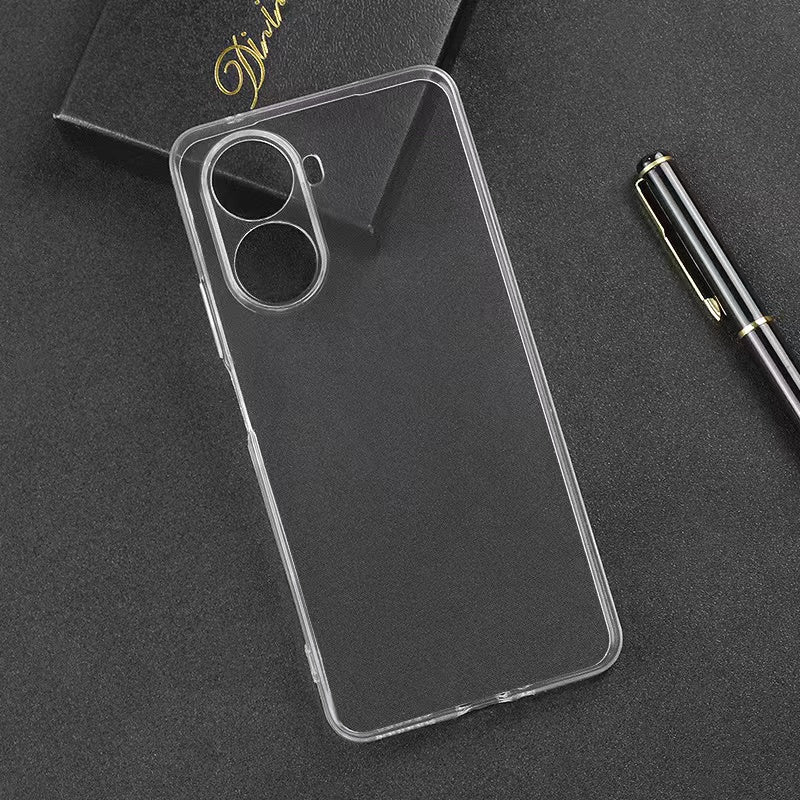 Huawei Nova 10 SE Kılıf Zore Süper Silikon Kapak Renksiz