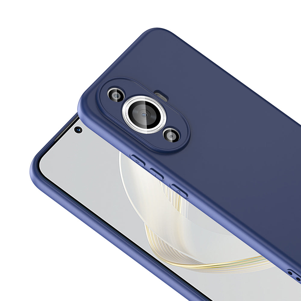 Huawei Nova 12S Kılıf Zore Mara Lansman Kapak Lacivert