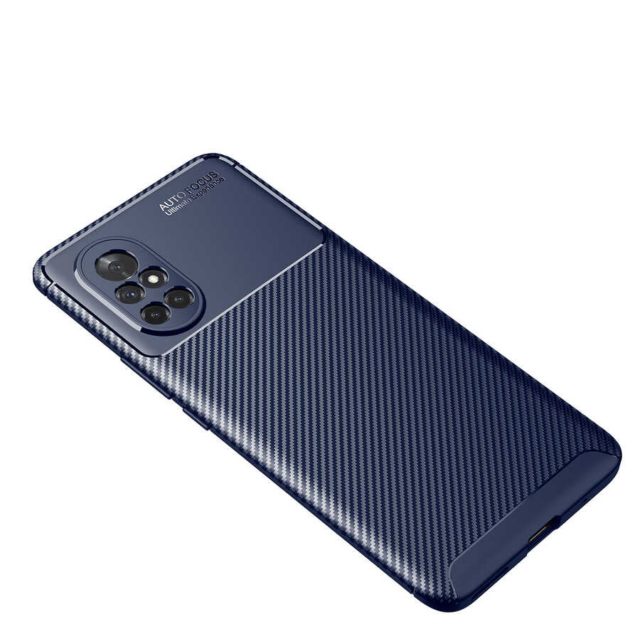 Huawei Nova 8İ Kılıf Zore Negro Silikon Kapak Siyah