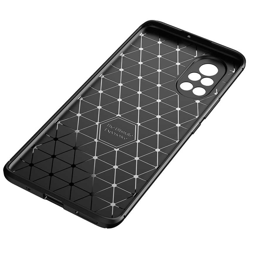 Huawei Nova 8İ Kılıf Zore Negro Silikon Kapak Siyah