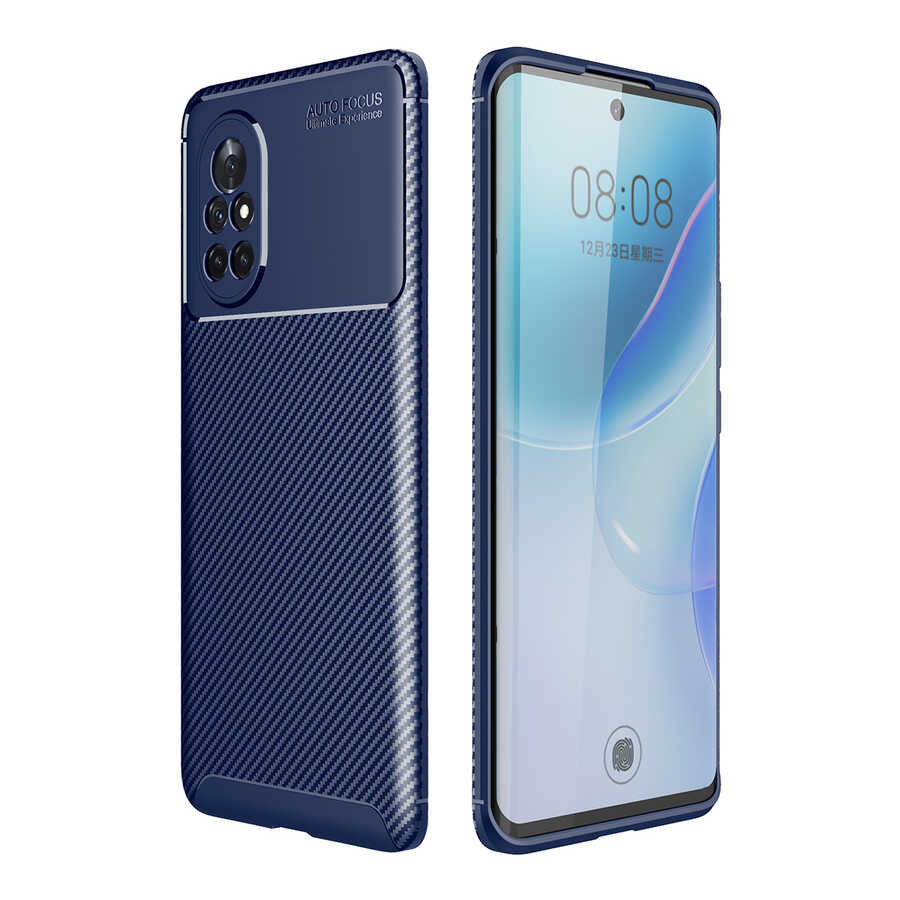 Huawei Nova 8İ Kılıf Zore Negro Silikon Kapak Lacivert