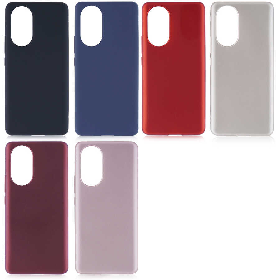 Huawei Nova 9 Kılıf Zore Premier Silikon Kapak Mürdüm