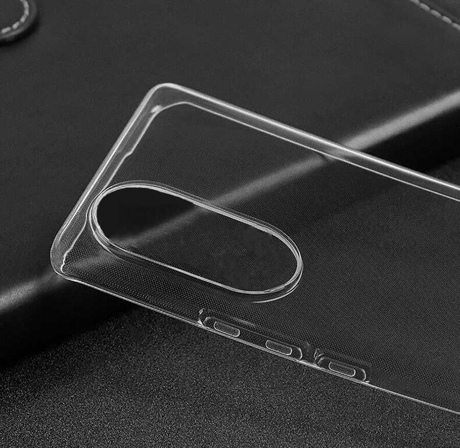 Huawei Nova 9 Kılıf Zore Süper Silikon Kapak Renksiz