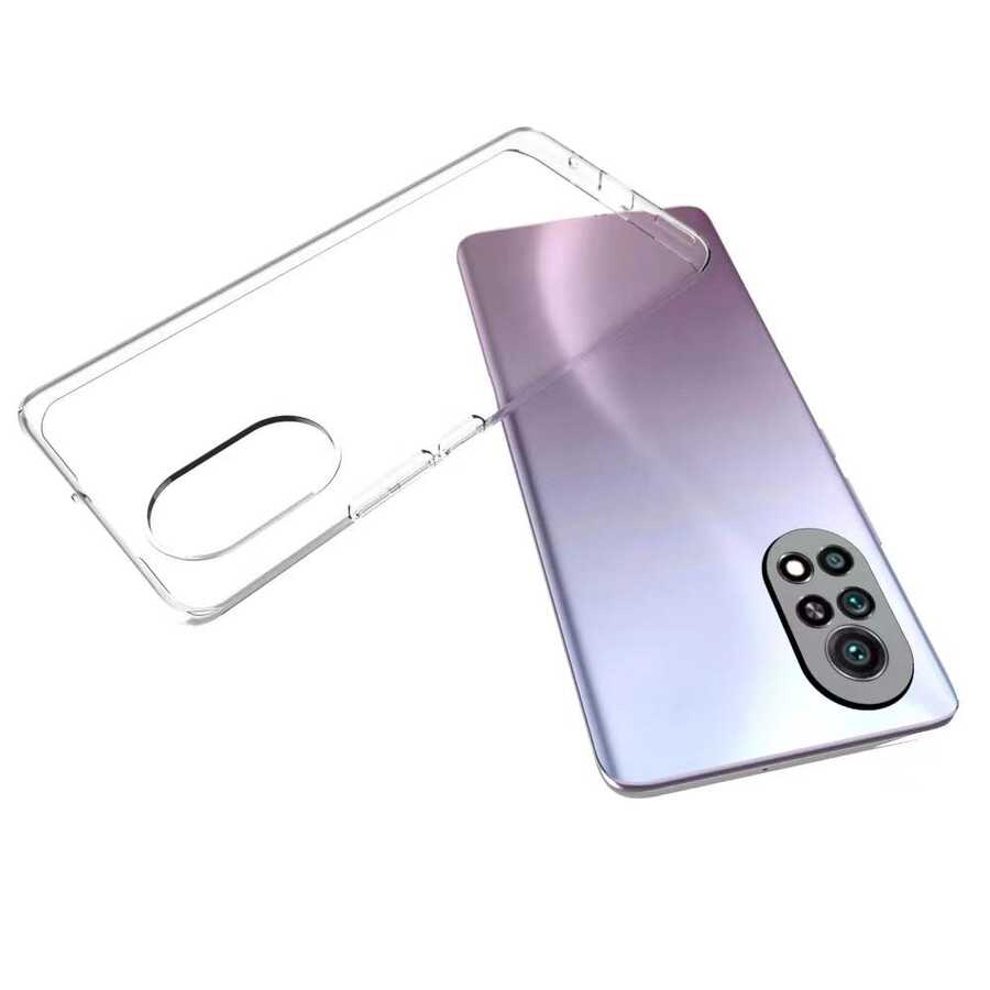 Huawei Nova 9 Kılıf Zore Süper Silikon Kapak Renksiz
