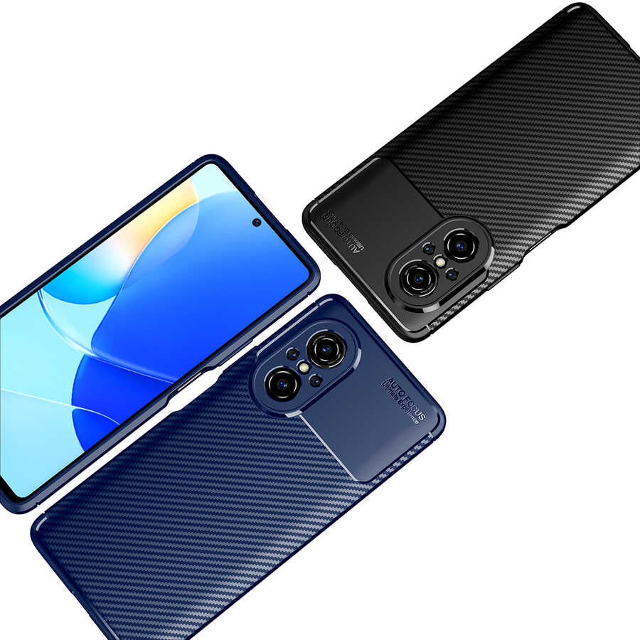 Huawei Nova 9 SE Kılıf Zore Negro Silikon Kapak Siyah