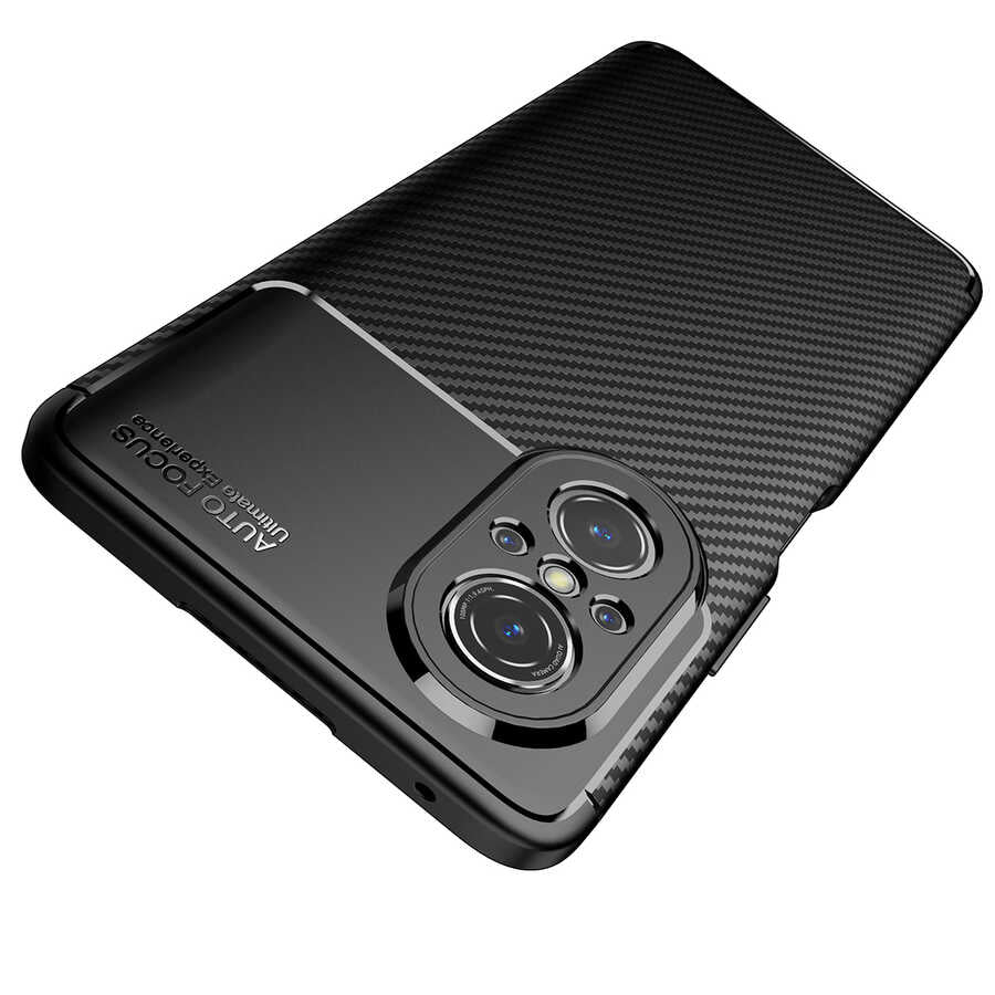 Huawei Nova 9 SE Kılıf Zore Negro Silikon Kapak Siyah