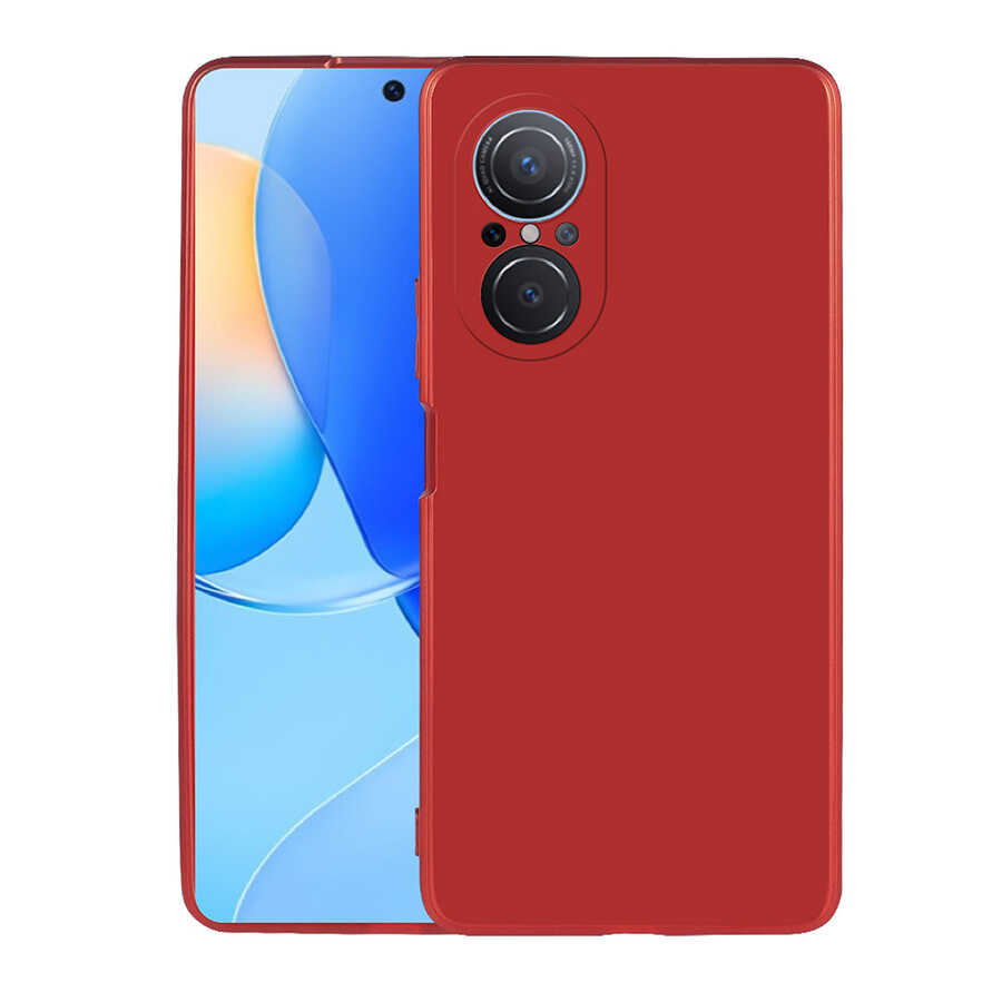 Huawei Nova 9 SE Kılıf Zore Premier Silikon Kapak Kırmızı